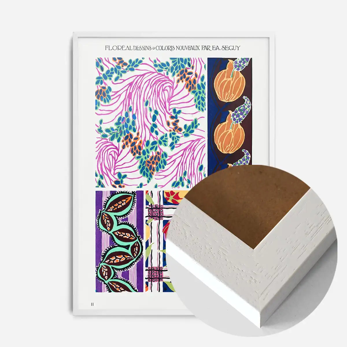 Emile-Alain Séguy Art Nouveau Pattern Print 004