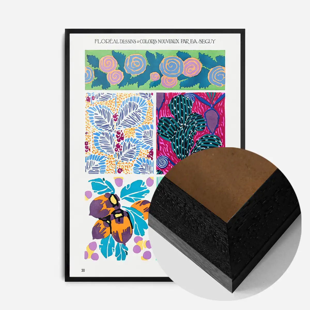 Emile-Alain Séguy Art Nouveau Pattern Print 005