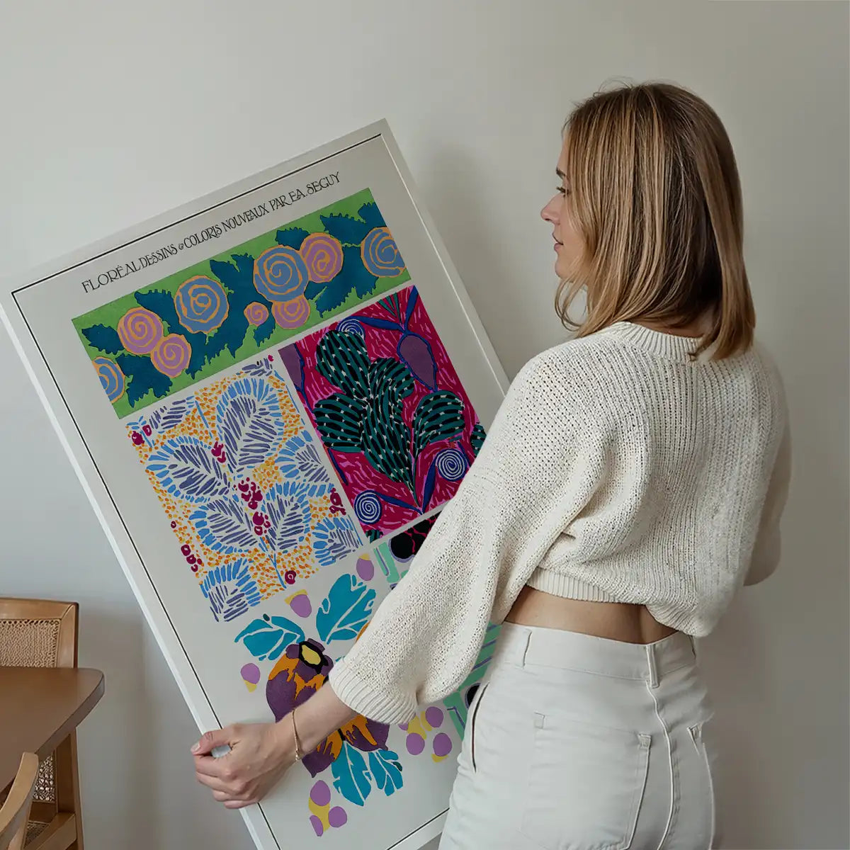 Emile-Alain Séguy Art Nouveau Pattern Print 005