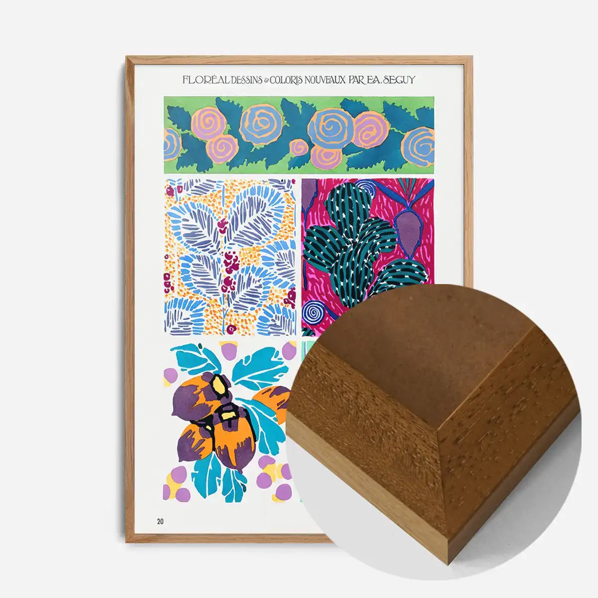 Emile-Alain Séguy Art Nouveau Pattern Print 005