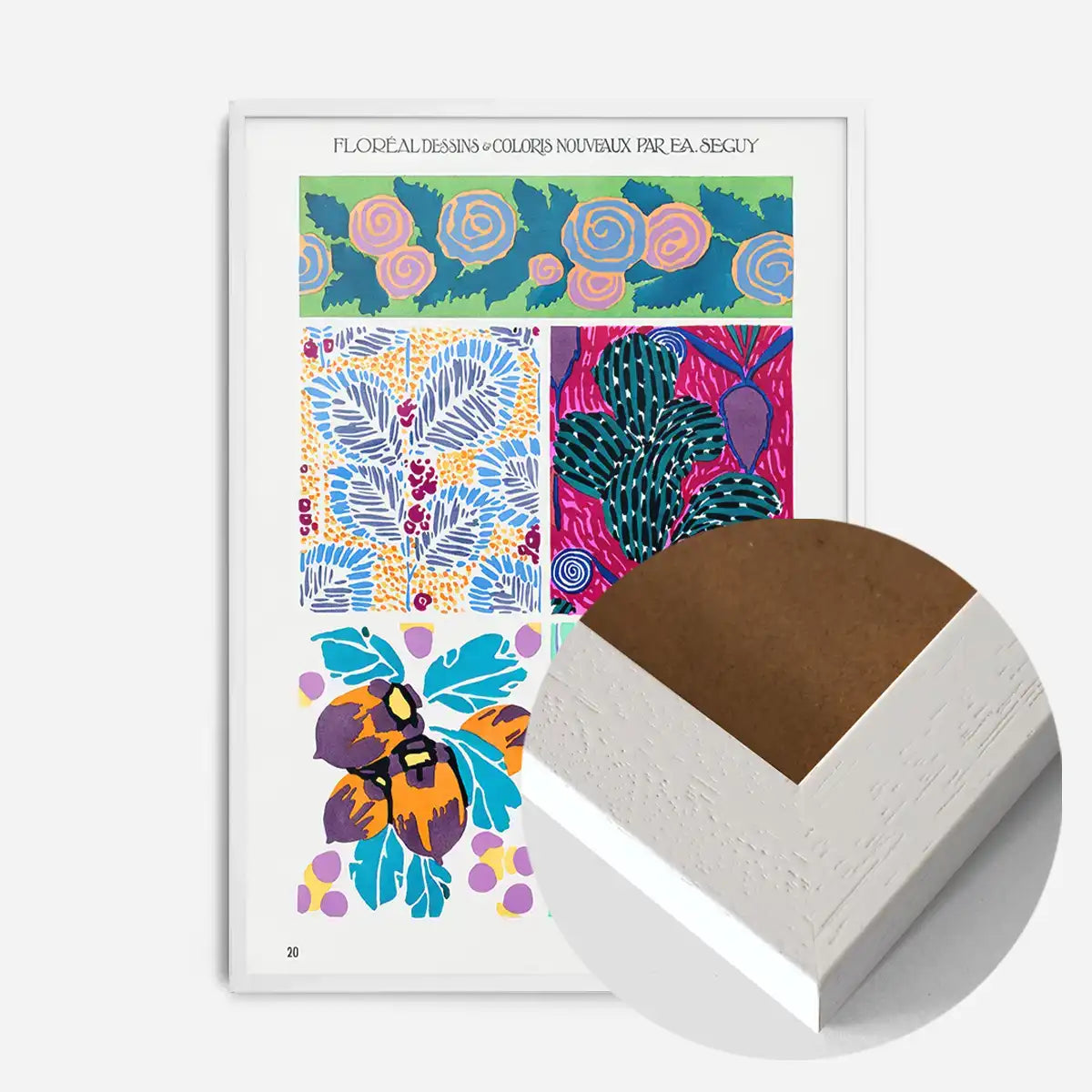 Emile-Alain Séguy Art Nouveau Pattern Print 005