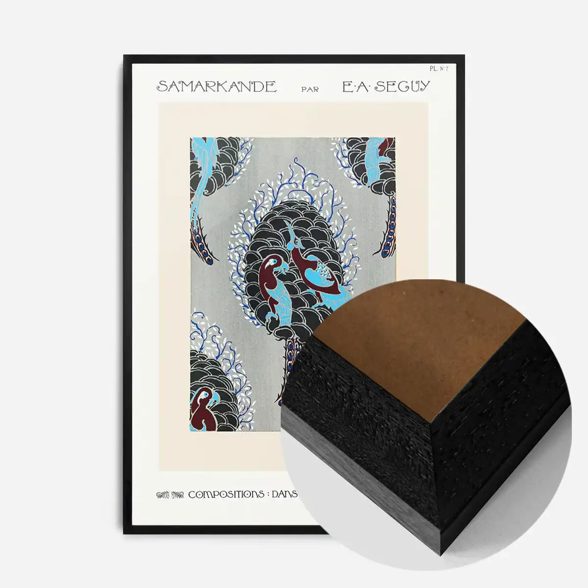 Emile-Alain Séguy Art Nouveau Pattern Print 006