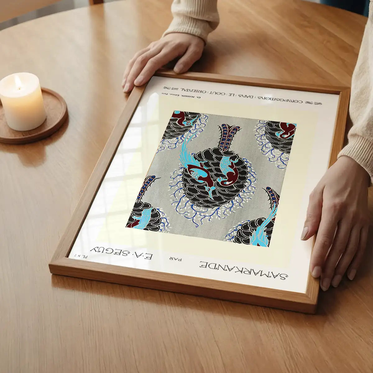 Emile-Alain Séguy Art Nouveau Pattern Print 006