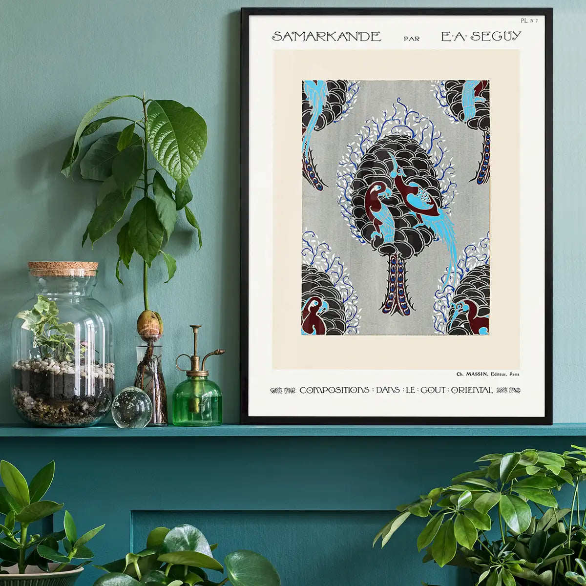Emile-Alain Séguy Art Nouveau Pattern Print 006