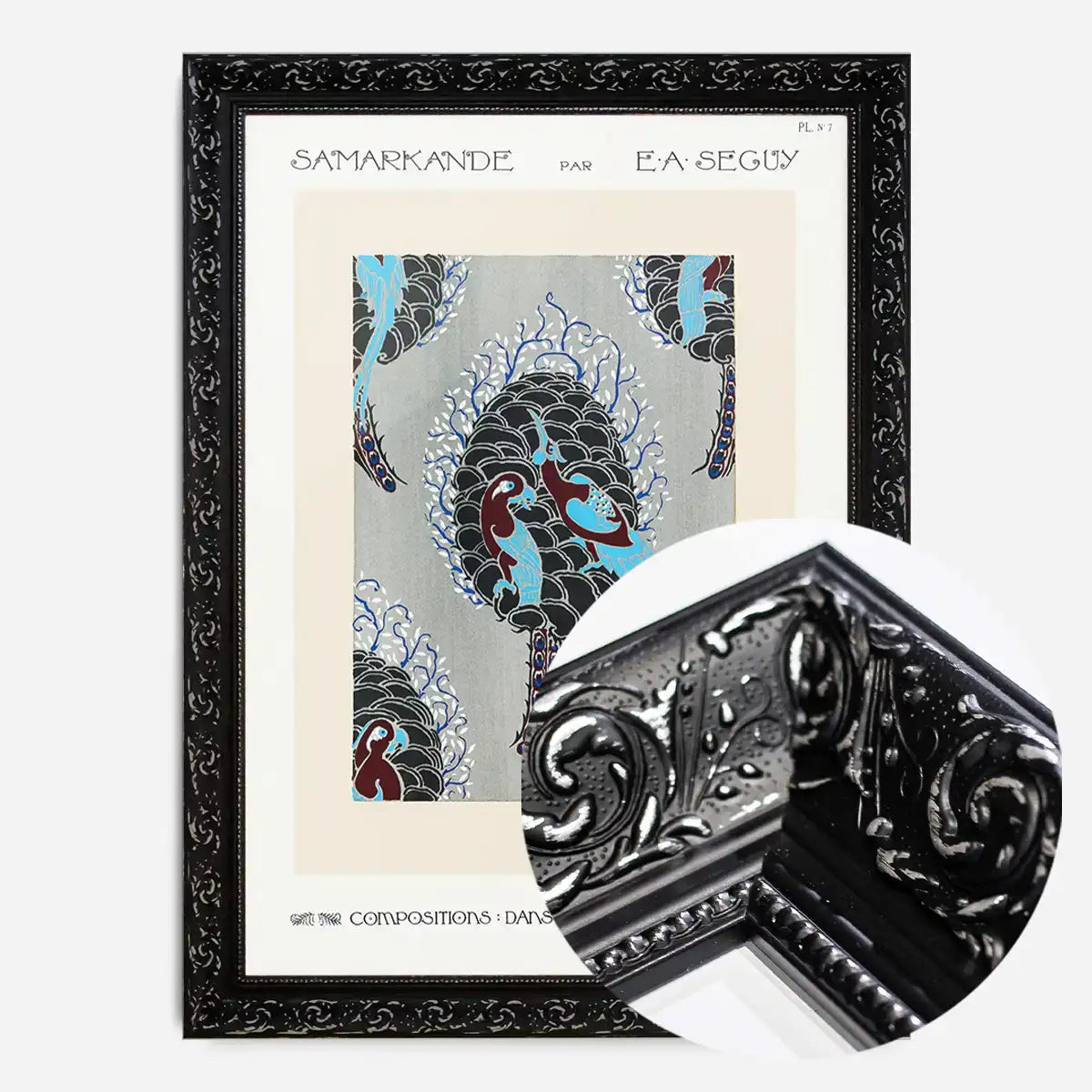 Emile-Alain Séguy Art Nouveau Pattern Print 006