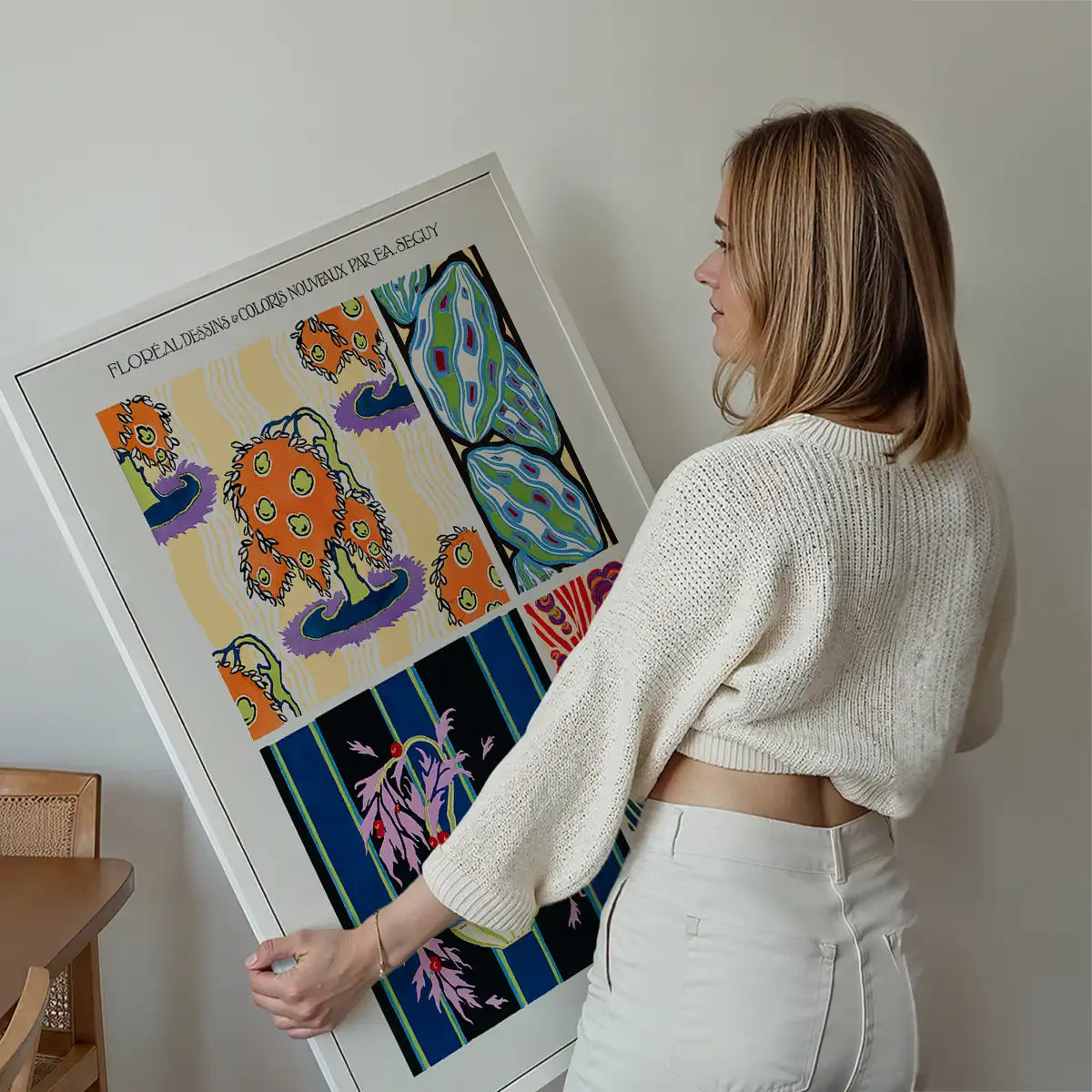 Emile-Alain Séguy Art Nouveau Pattern Print 007