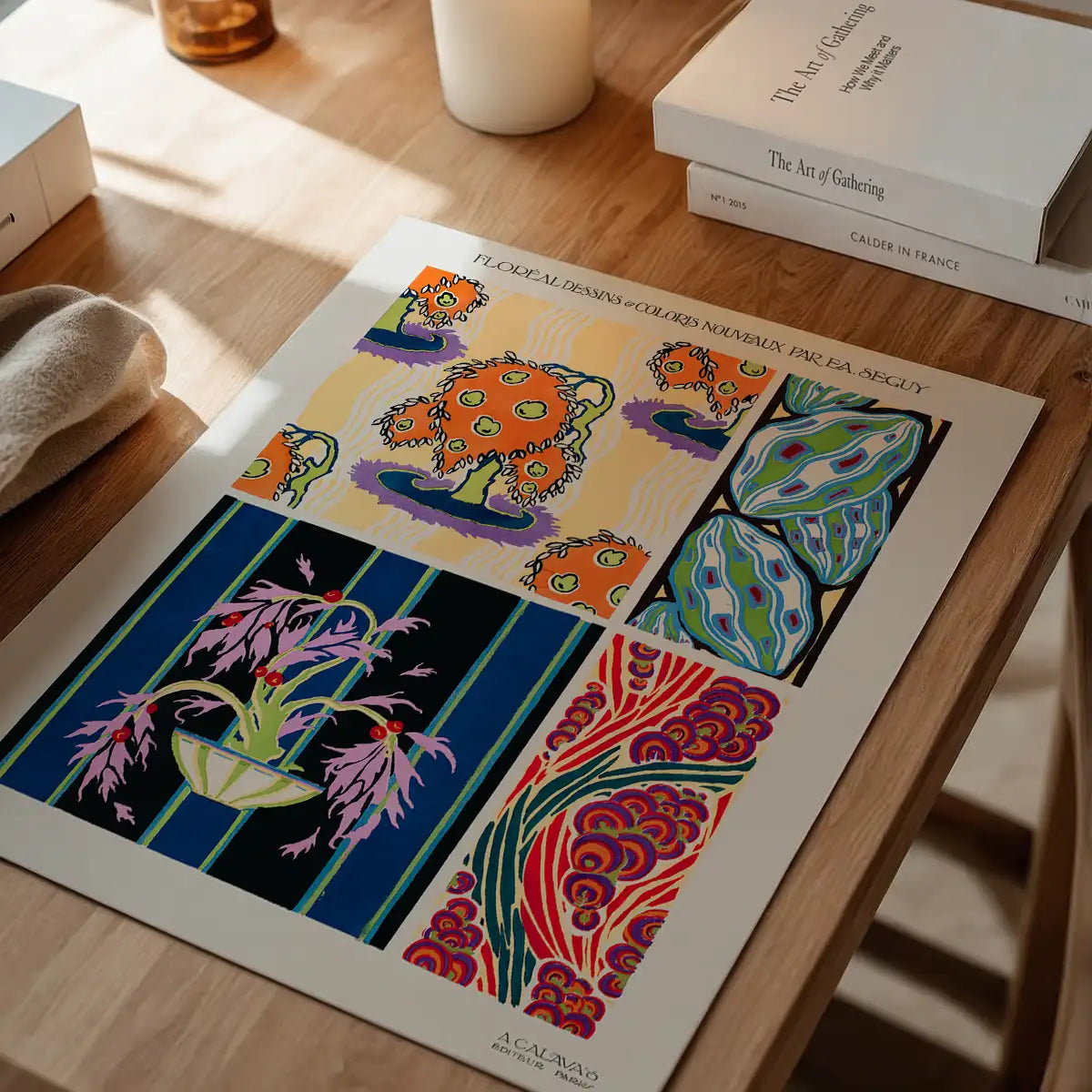 Emile-Alain Séguy Art Nouveau Pattern Print 007