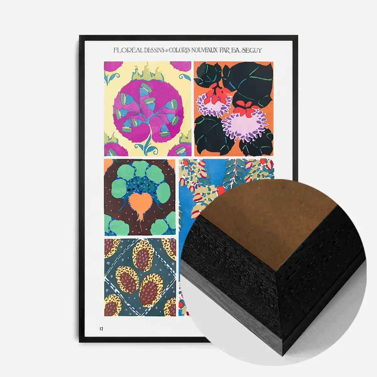 Emile-Alain Séguy Art Nouveau Pattern Print 008
