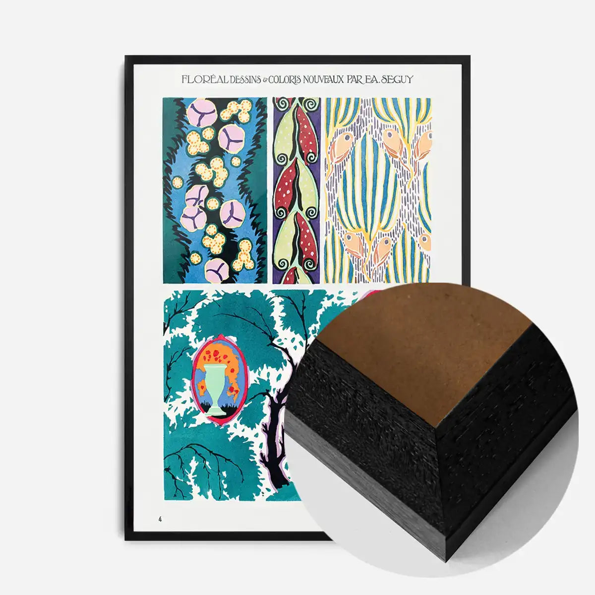 Emile-Alain Séguy Art Nouveau Pattern Print 009