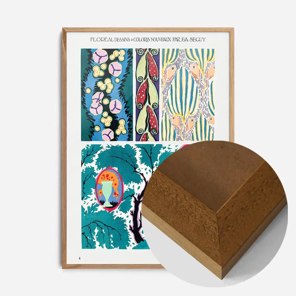 Emile-Alain Séguy Art Nouveau Pattern Print 009