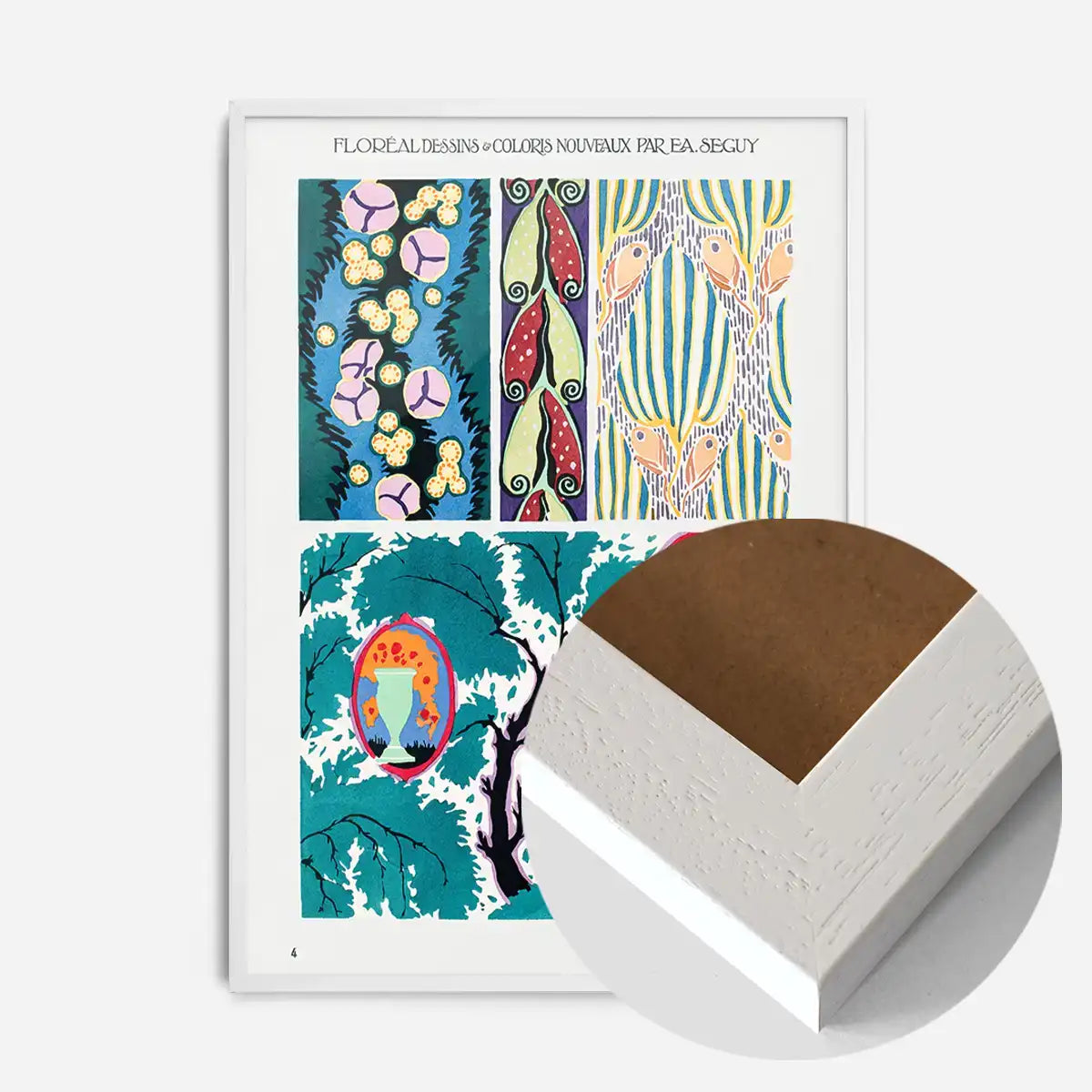 Emile-Alain Séguy Art Nouveau Pattern Print 009