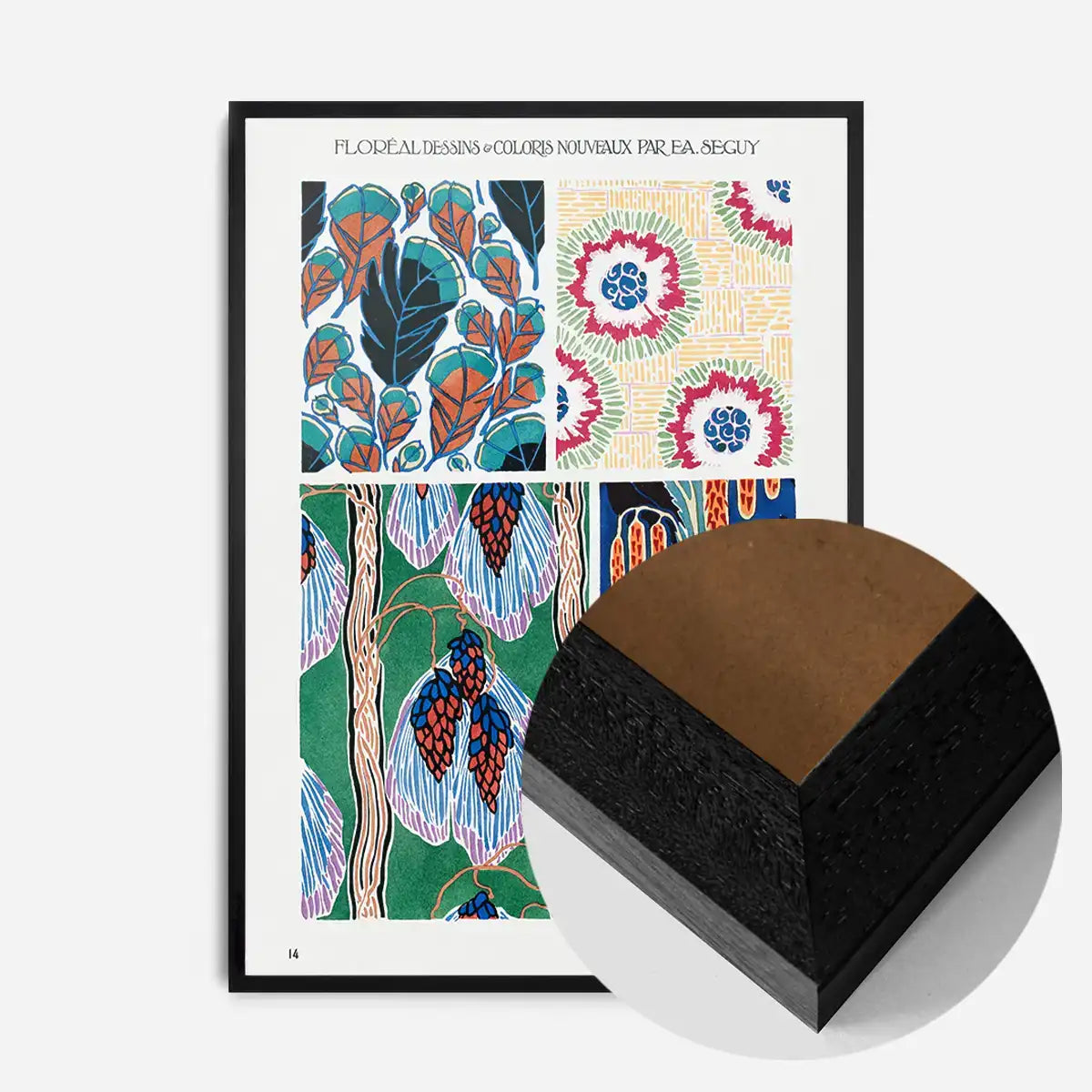 Emile-Alain Séguy Art Nouveau Pattern Print 010