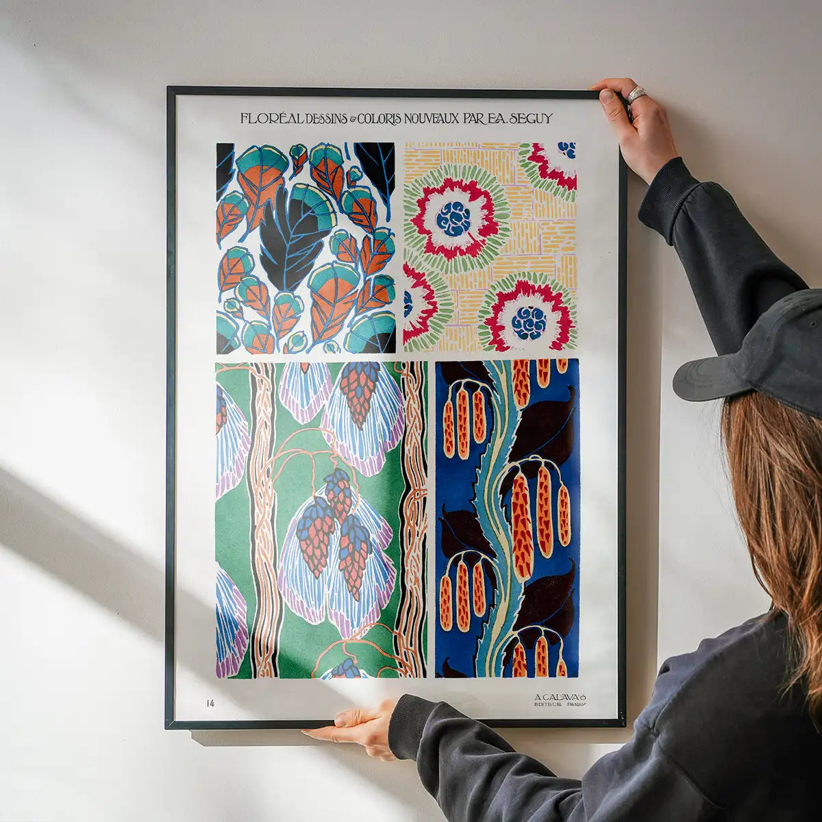 Emile-Alain Séguy Art Nouveau Pattern Print 010