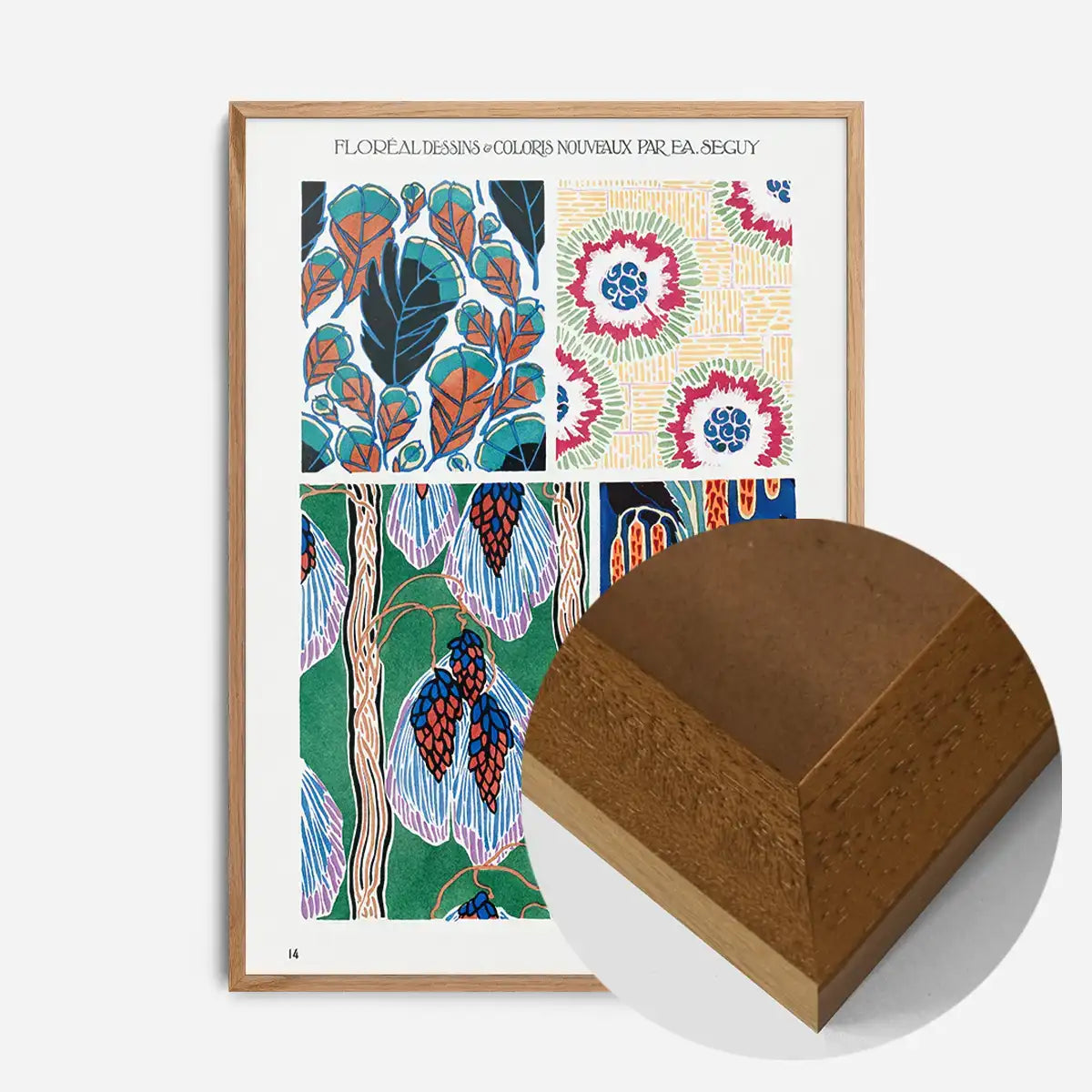 Emile-Alain Séguy Art Nouveau Pattern Print 010