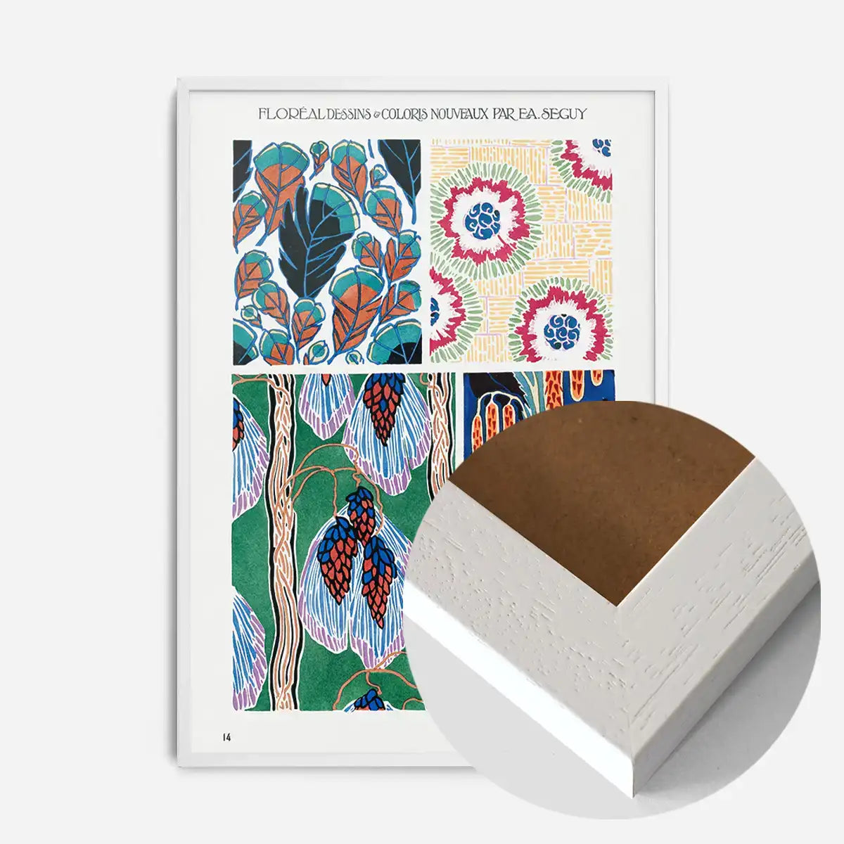 Emile-Alain Séguy Art Nouveau Pattern Print 010