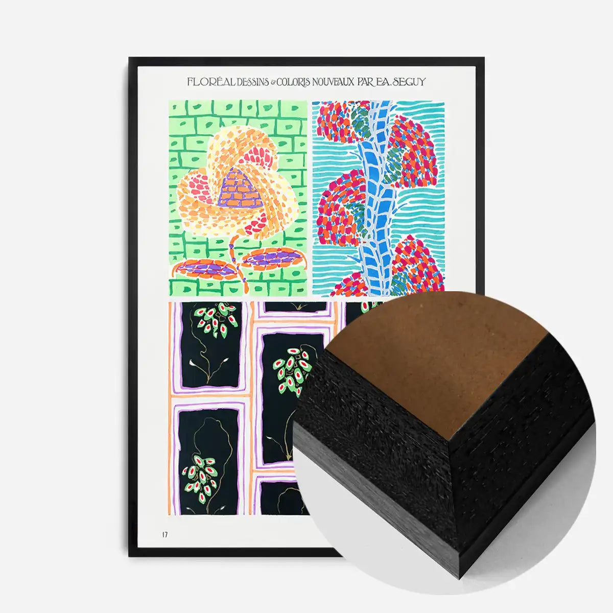 Emile-Alain Séguy Art Nouveau Pattern Print 011