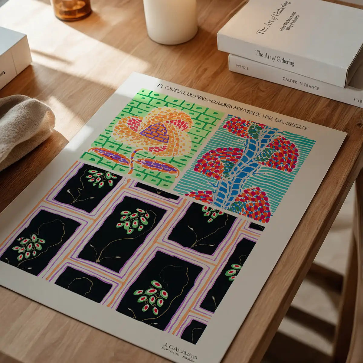 Emile-Alain Séguy Art Nouveau Pattern Print 011