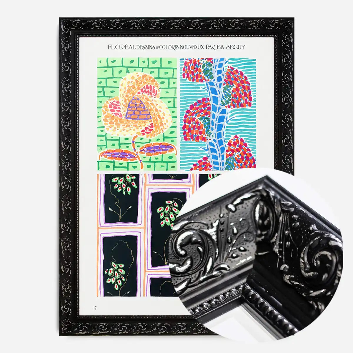 Emile-Alain Séguy Art Nouveau Pattern Print 011