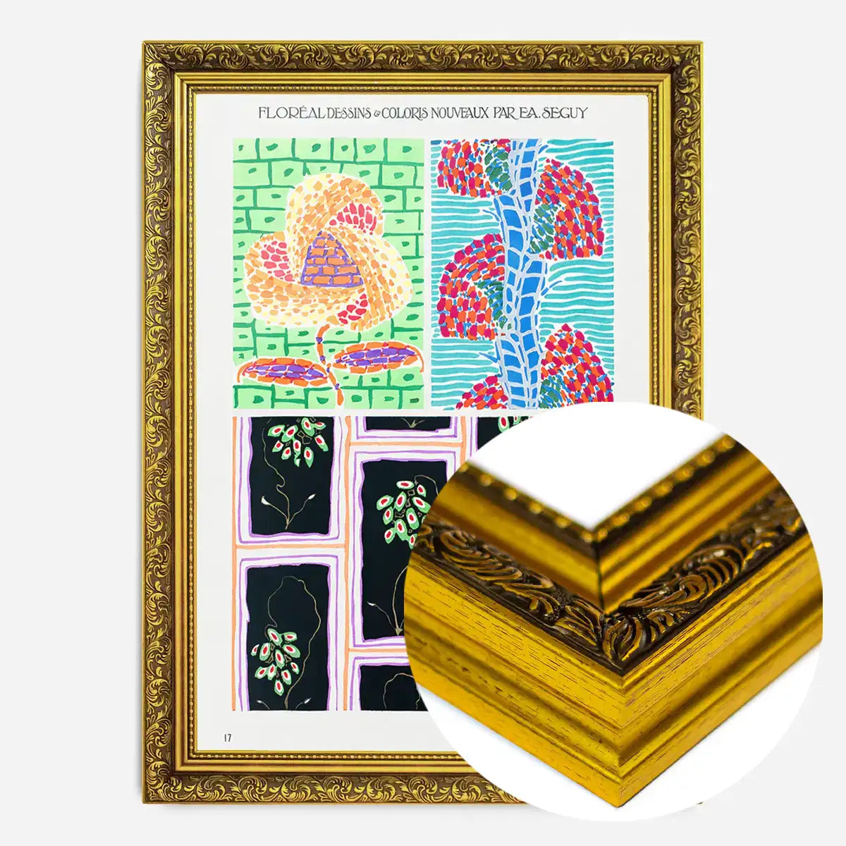 Emile-Alain Séguy Art Nouveau Pattern Print 011