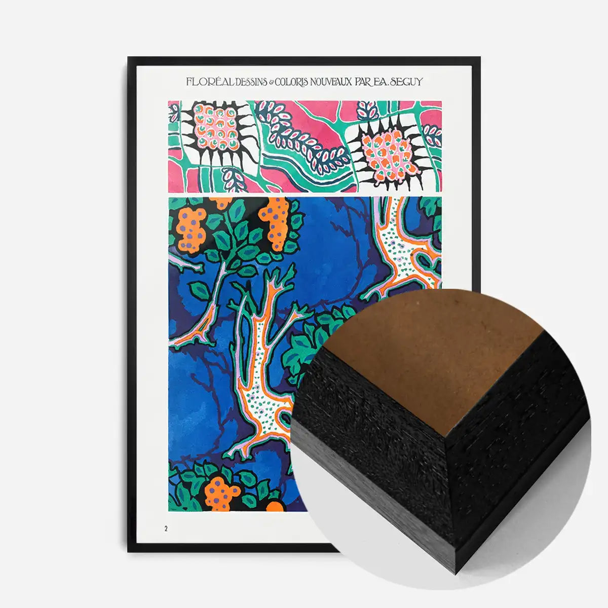 Emile-Alain Séguy Art Nouveau Pattern Print 012