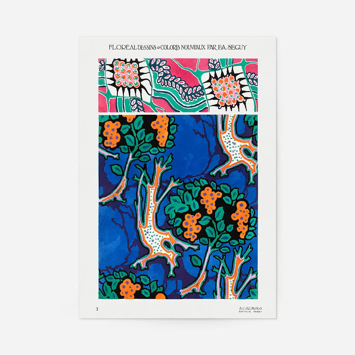 Emile-Alain Séguy Art Nouveau Pattern Print 012
