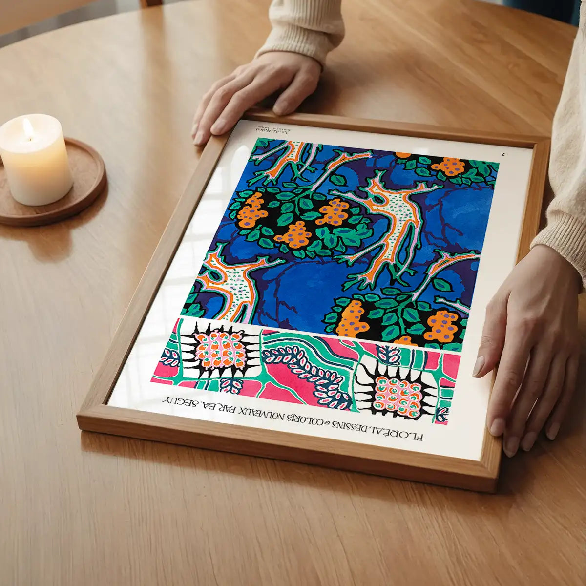 Emile-Alain Séguy Art Nouveau Pattern Print 012