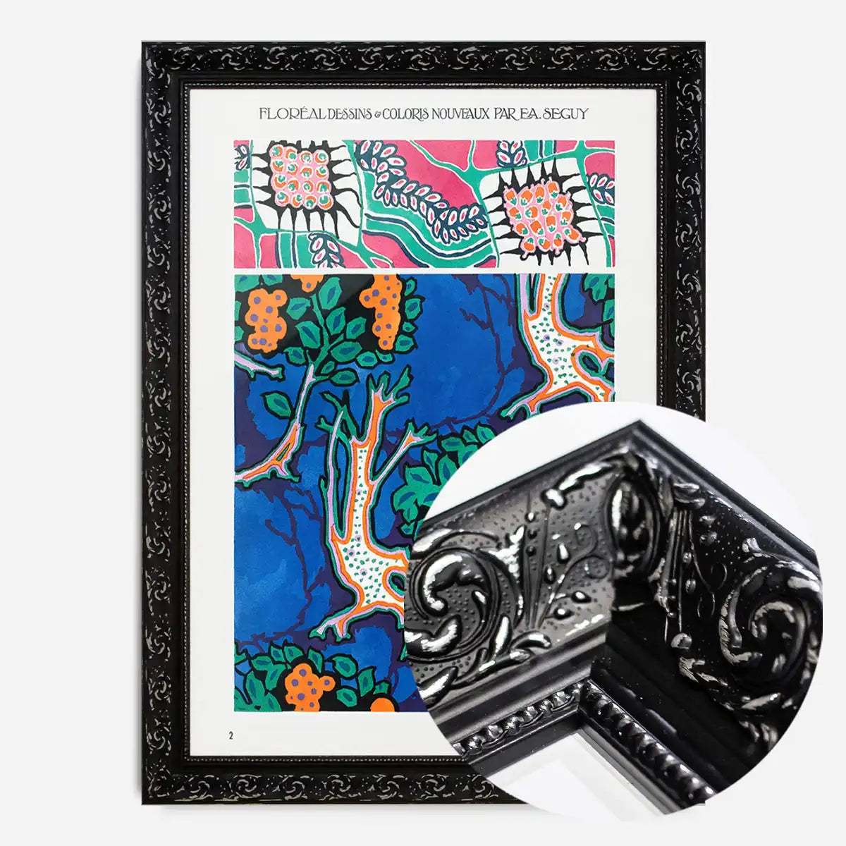 Emile-Alain Séguy Art Nouveau Pattern Print 012