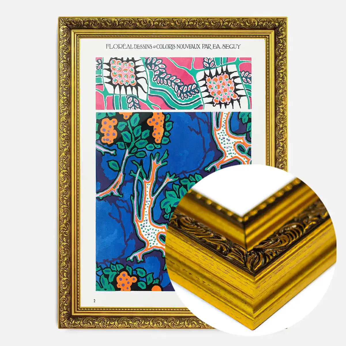Emile-Alain Séguy Art Nouveau Pattern Print 012