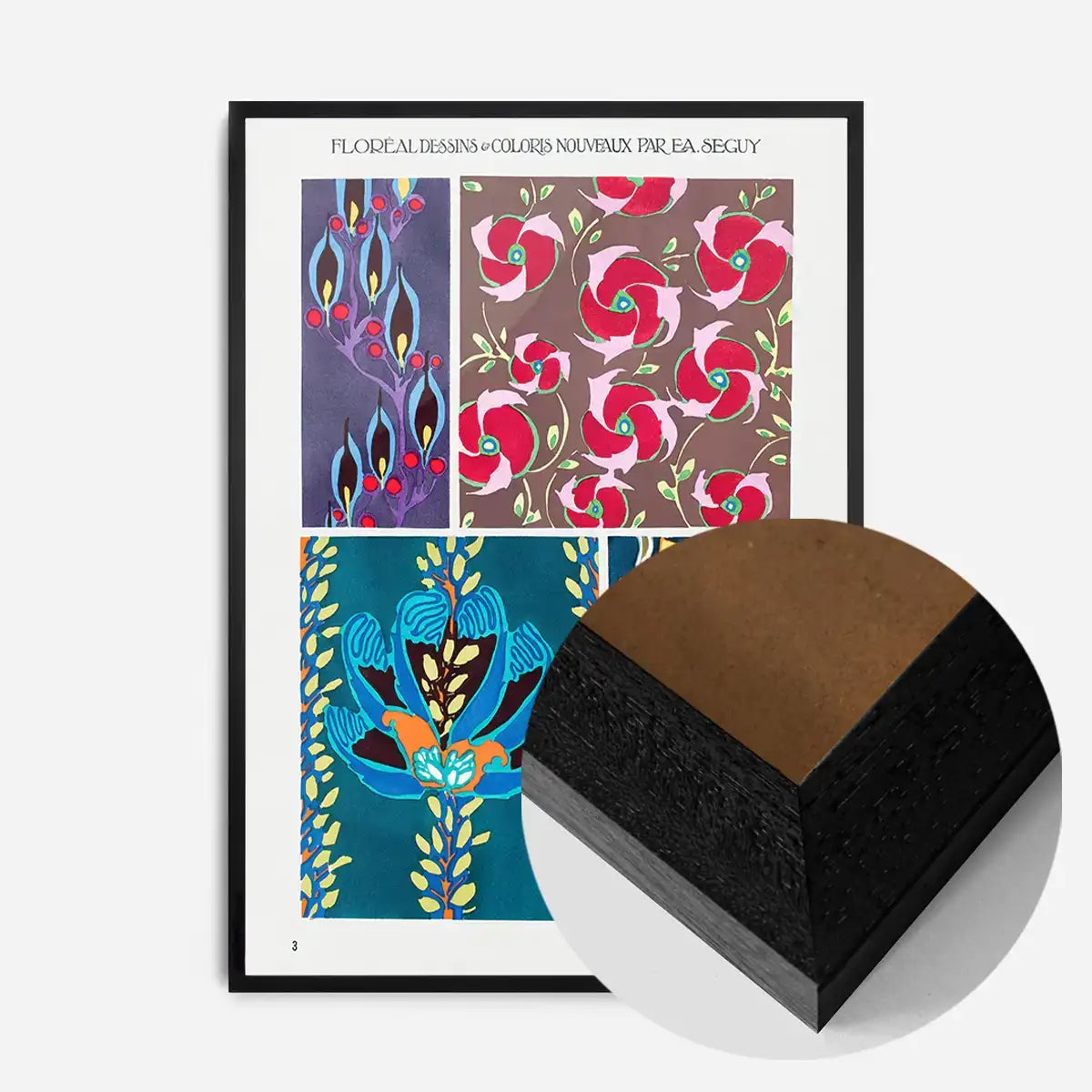 Emile-Alain Séguy Art Nouveau Pattern Print 013