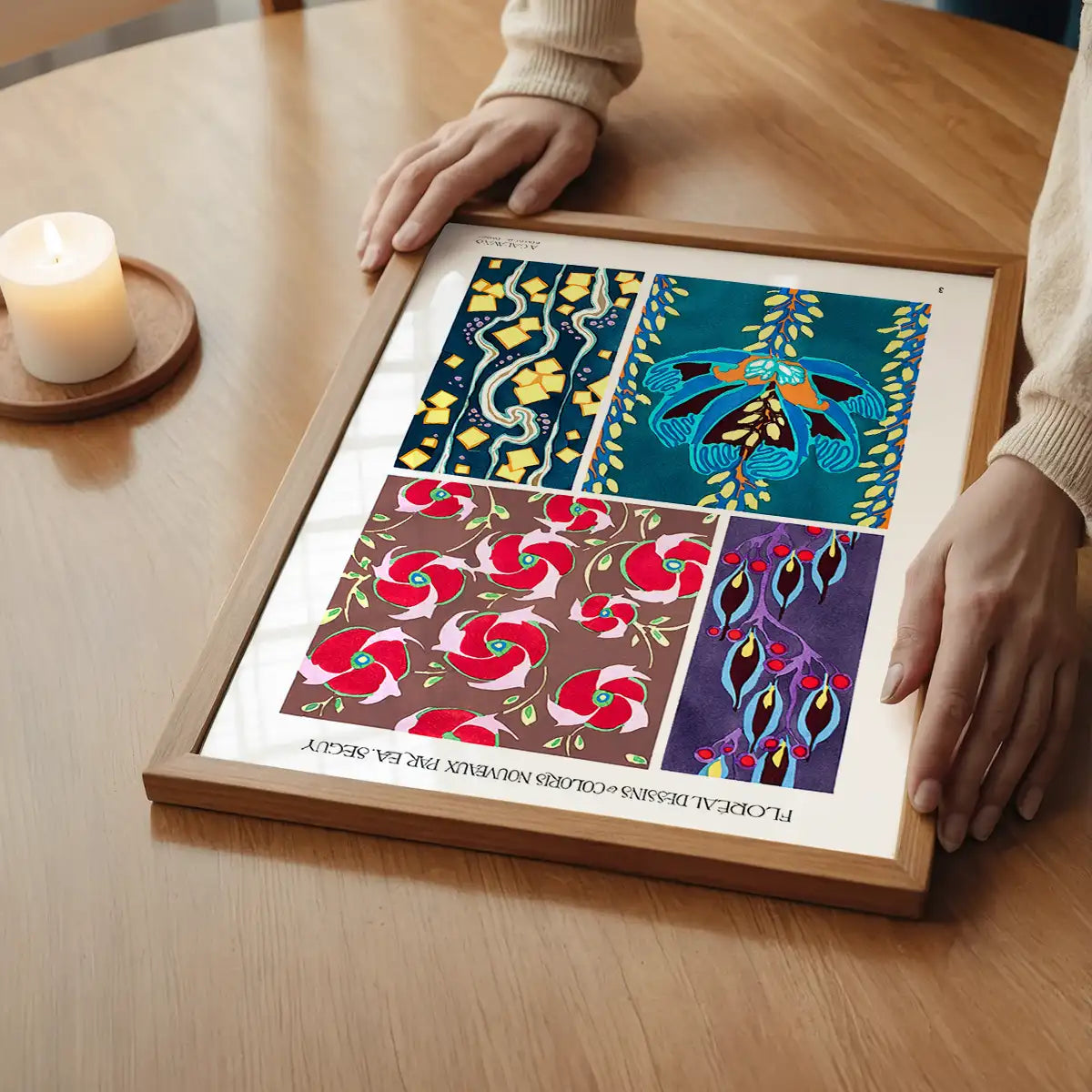 Emile-Alain Séguy Art Nouveau Pattern Print 013