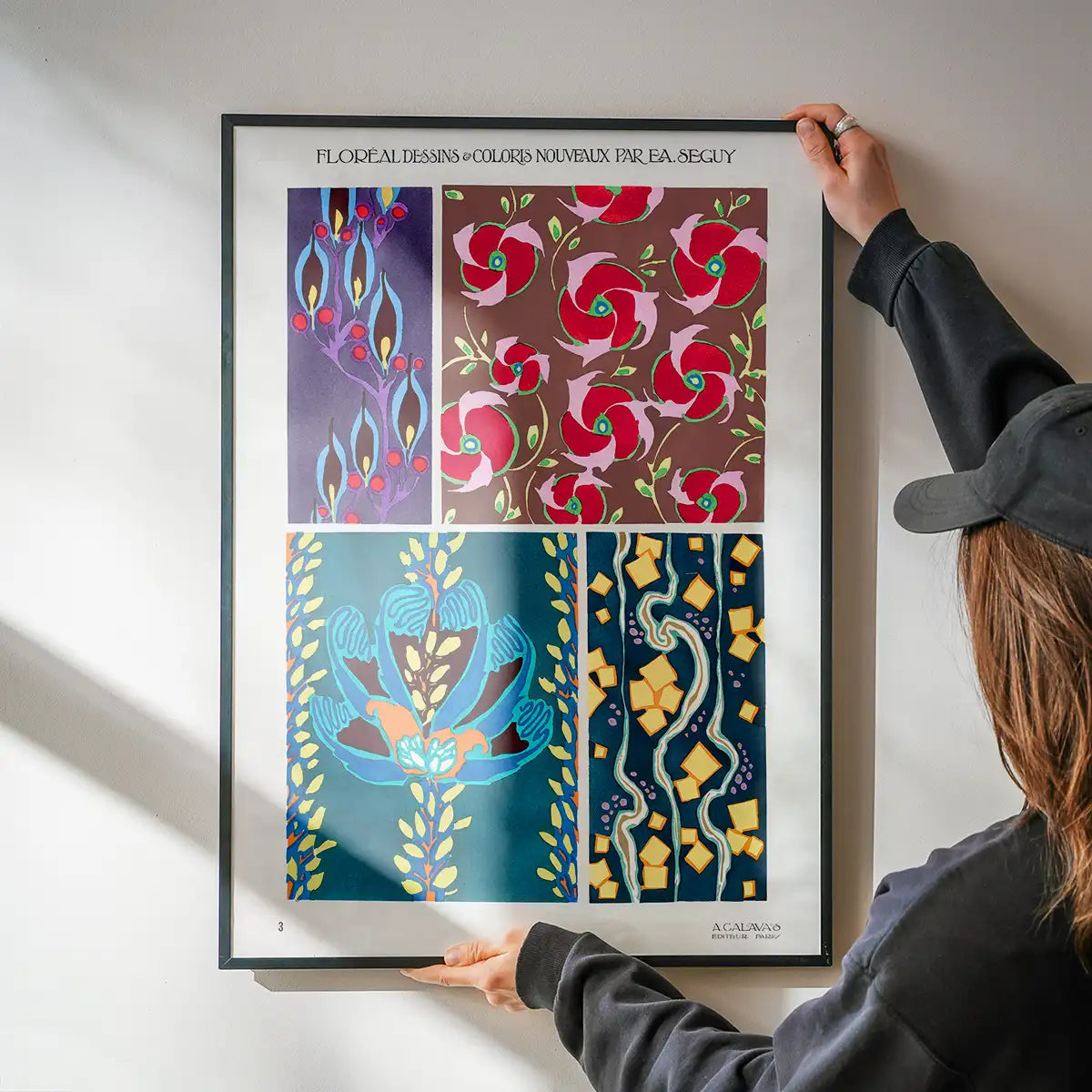 Emile-Alain Séguy Art Nouveau Pattern Print 013