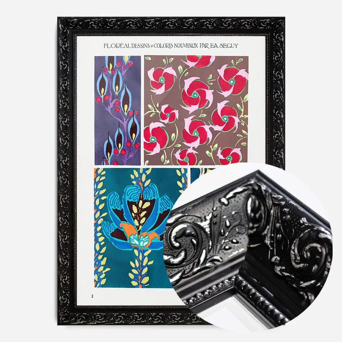 Emile-Alain Séguy Art Nouveau Pattern Print 013