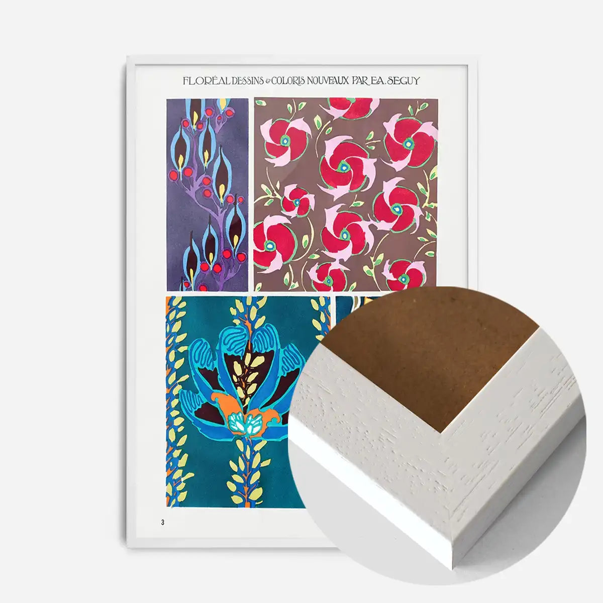 Emile-Alain Séguy Art Nouveau Pattern Print 013