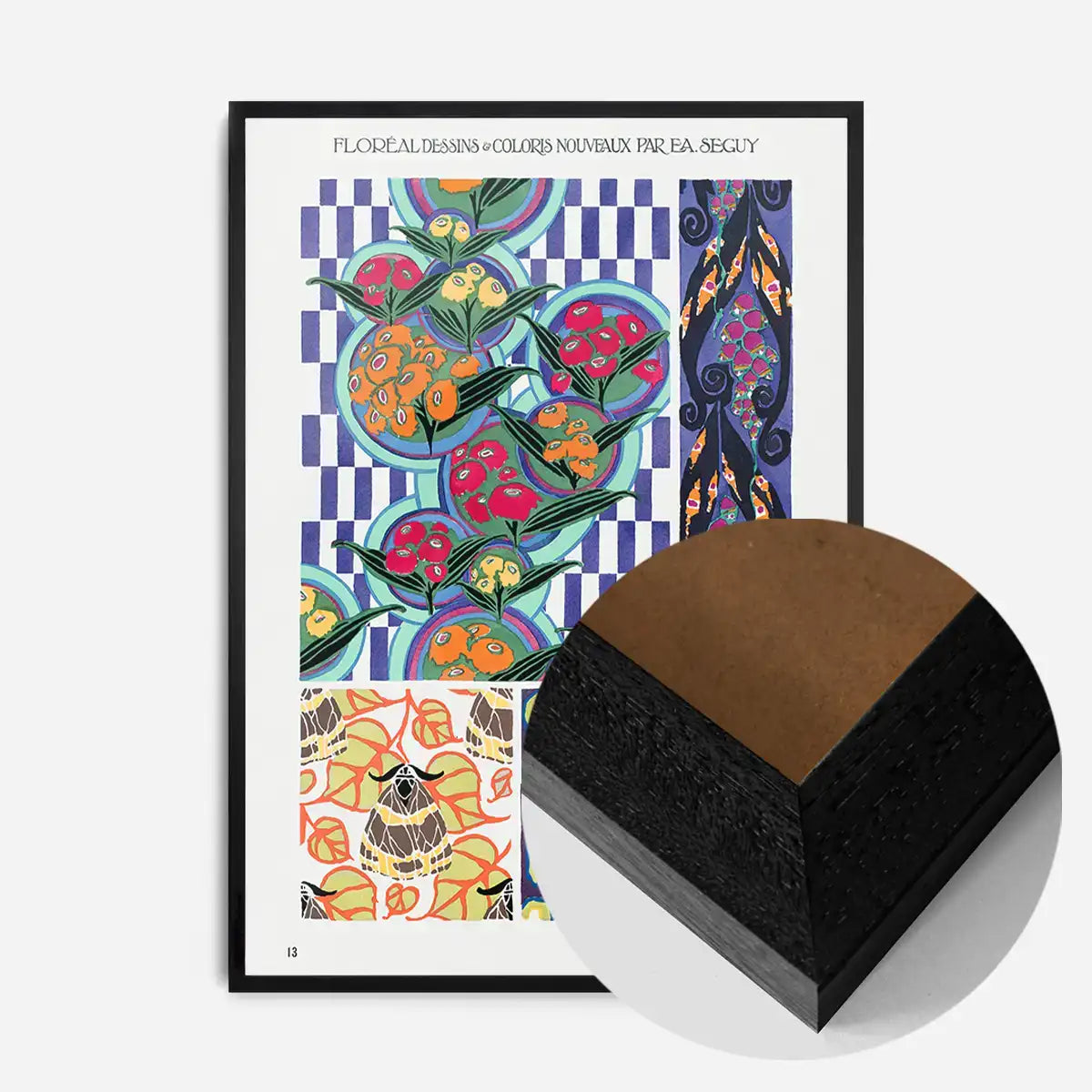 Emile-Alain Séguy Art Nouveau Pattern Print 014