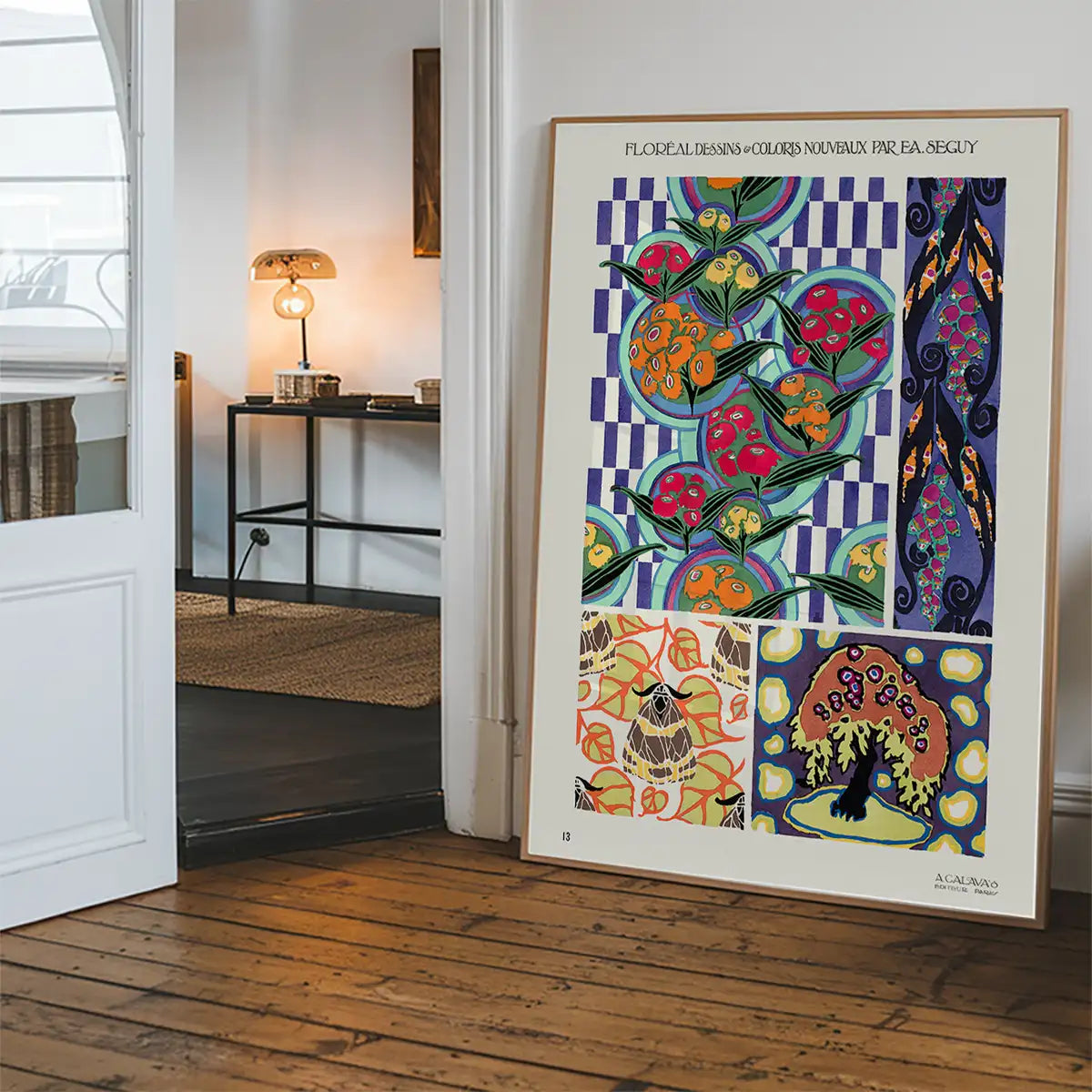 Emile-Alain Séguy Art Nouveau Pattern Print 014