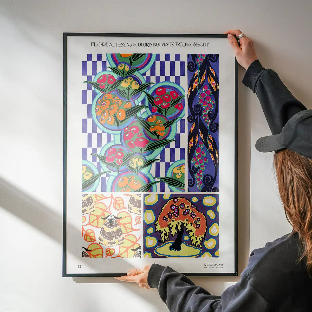 Emile-Alain Séguy Art Nouveau Pattern Print 014