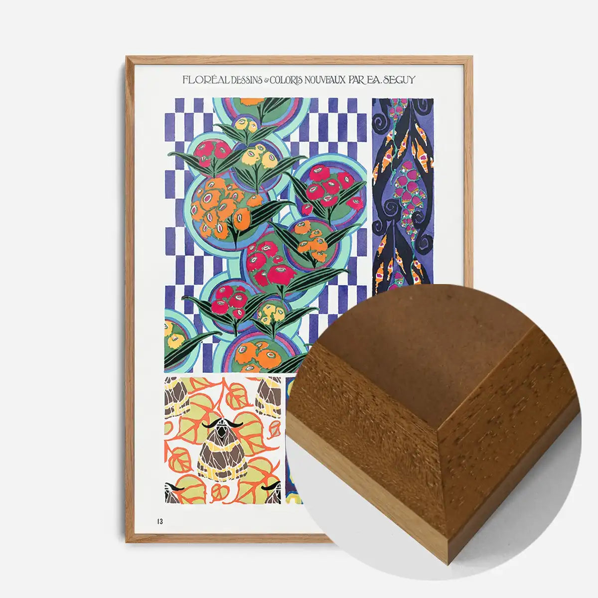 Emile-Alain Séguy Art Nouveau Pattern Print 014