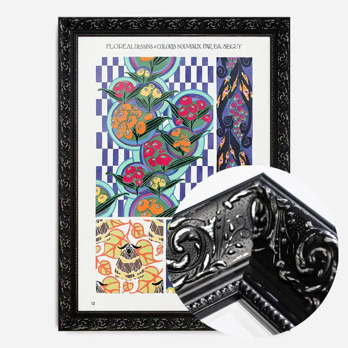 Emile-Alain Séguy Art Nouveau Pattern Print 014