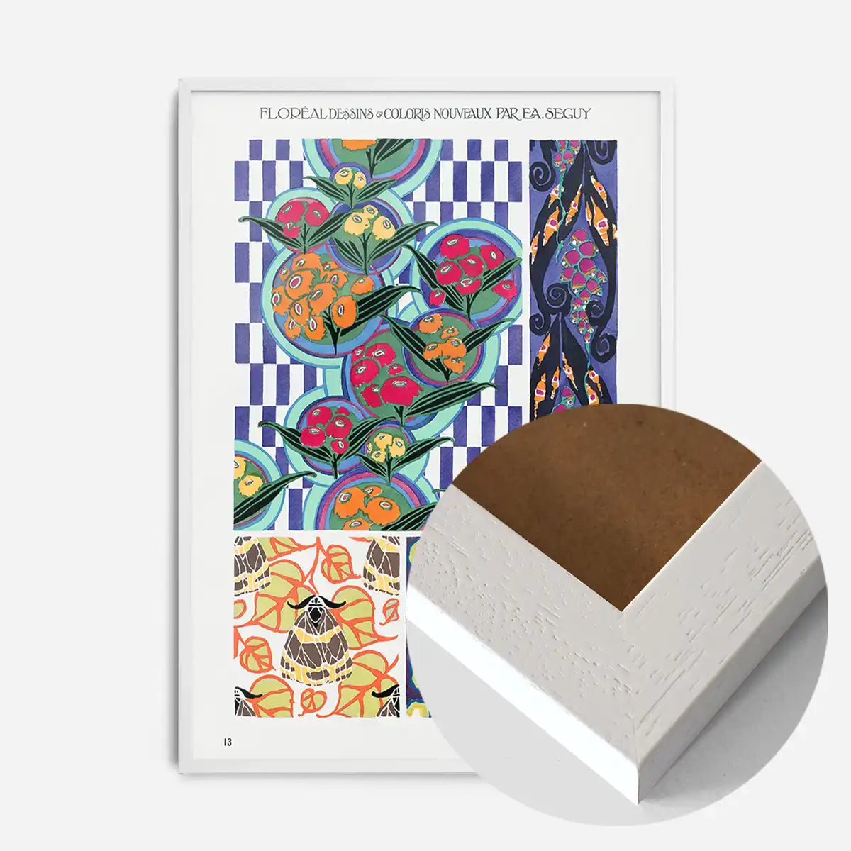 Emile-Alain Séguy Art Nouveau Pattern Print 014