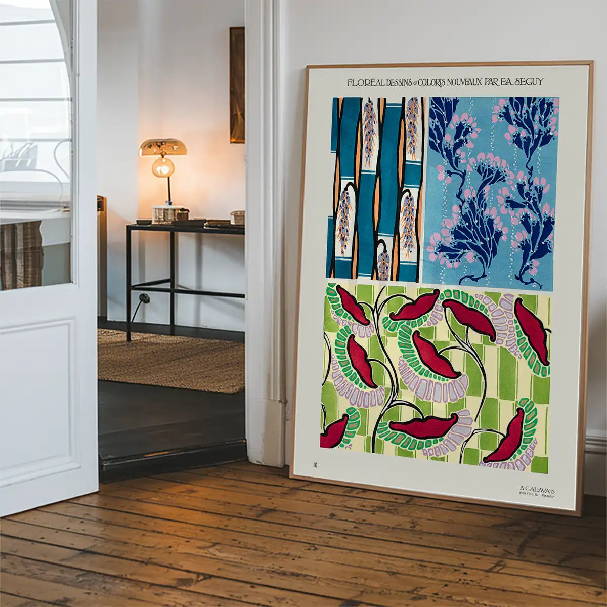 Emile-Alain Séguy Art Nouveau Pattern Print 015