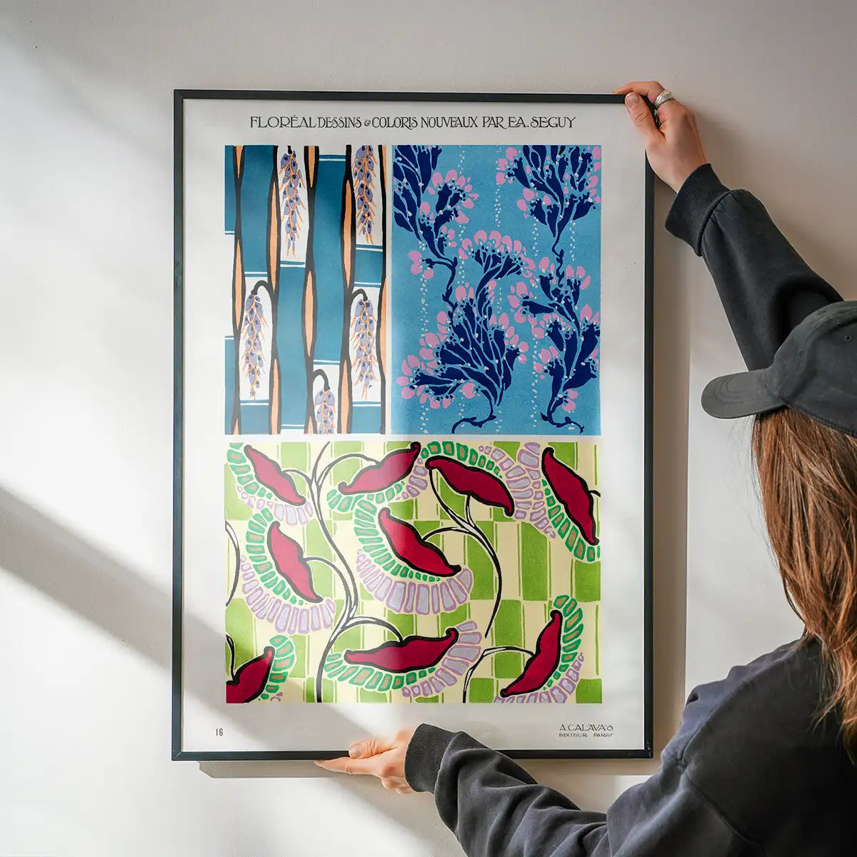 Emile-Alain Séguy Art Nouveau Pattern Print 015