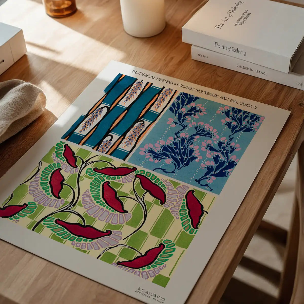 Emile-Alain Séguy Art Nouveau Pattern Print 015