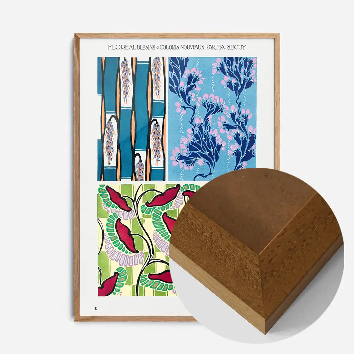 Emile-Alain Séguy Art Nouveau Pattern Print 015