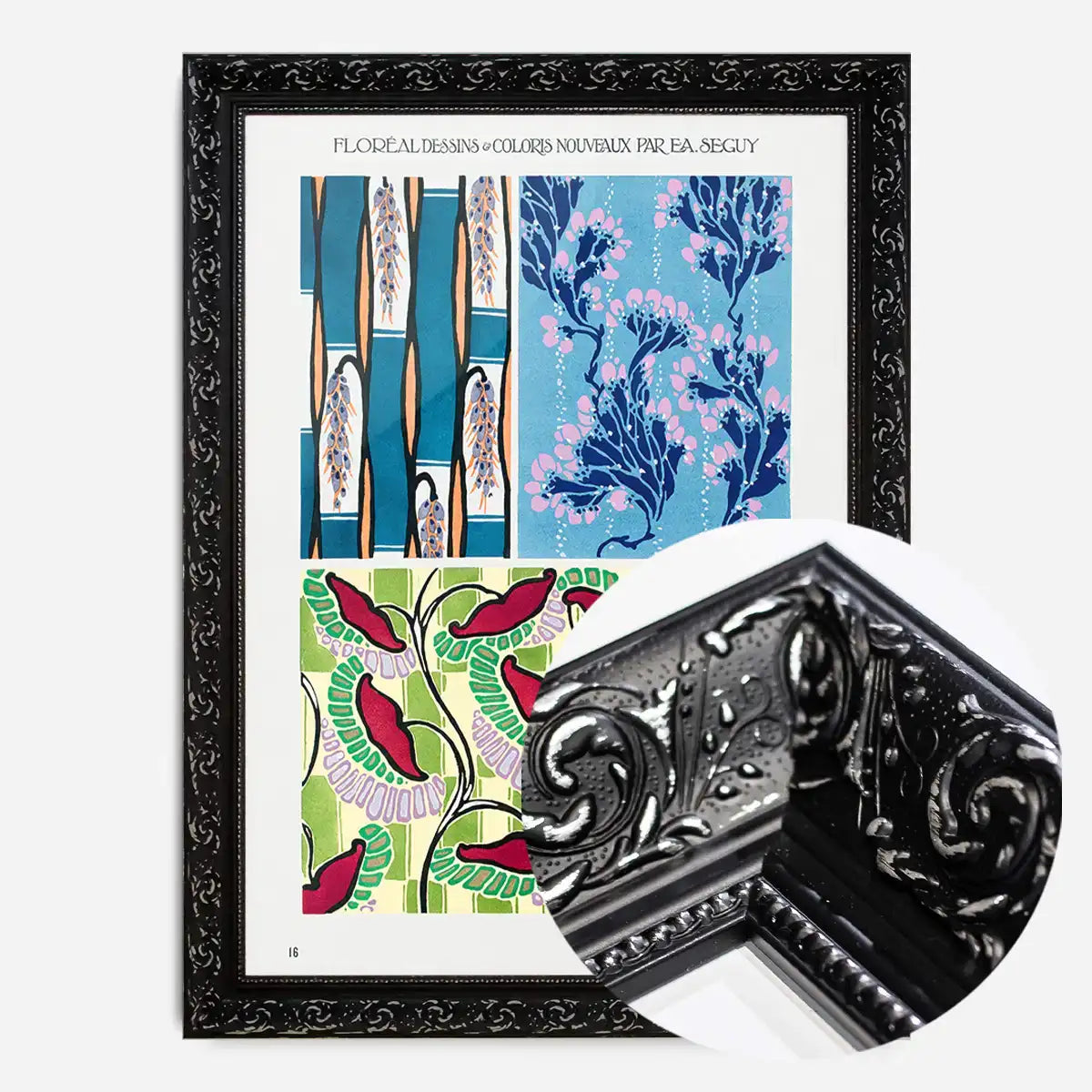 Emile-Alain Séguy Art Nouveau Pattern Print 015