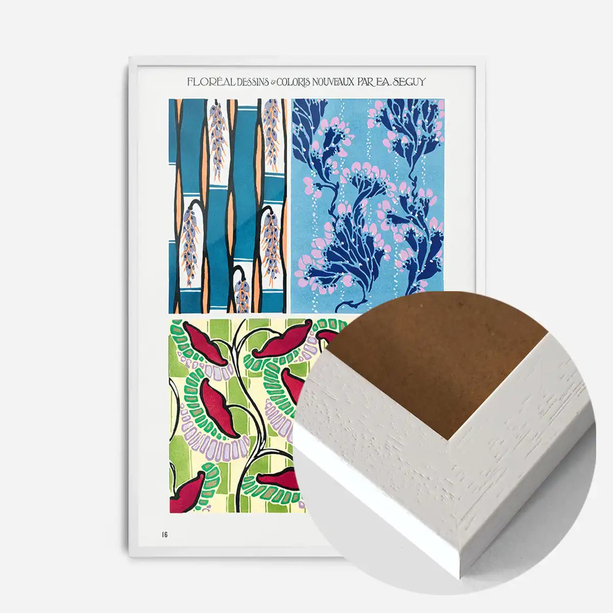 Emile-Alain Séguy Art Nouveau Pattern Print 015