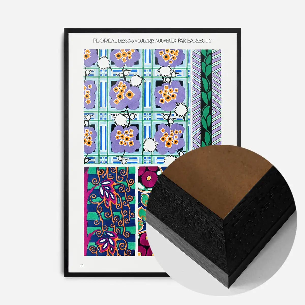 Emile-Alain Séguy Art Nouveau Pattern Print 016