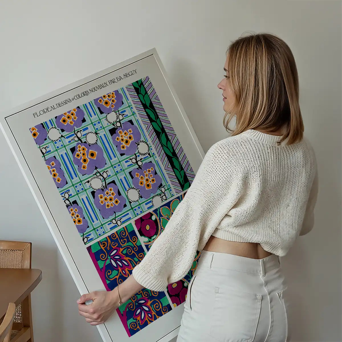 Emile-Alain Séguy Art Nouveau Pattern Print 016