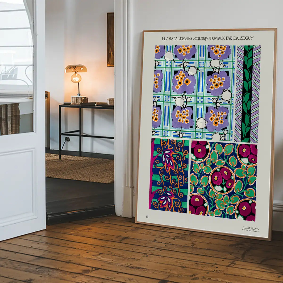 Emile-Alain Séguy Art Nouveau Pattern Print 016
