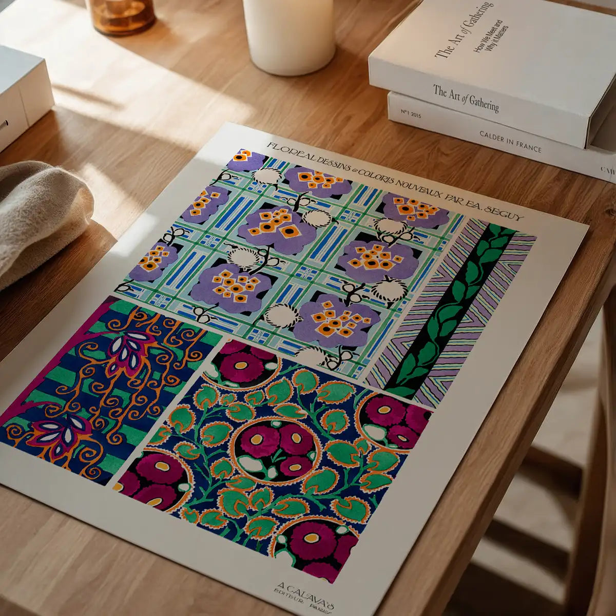 Emile-Alain Séguy Art Nouveau Pattern Print 016