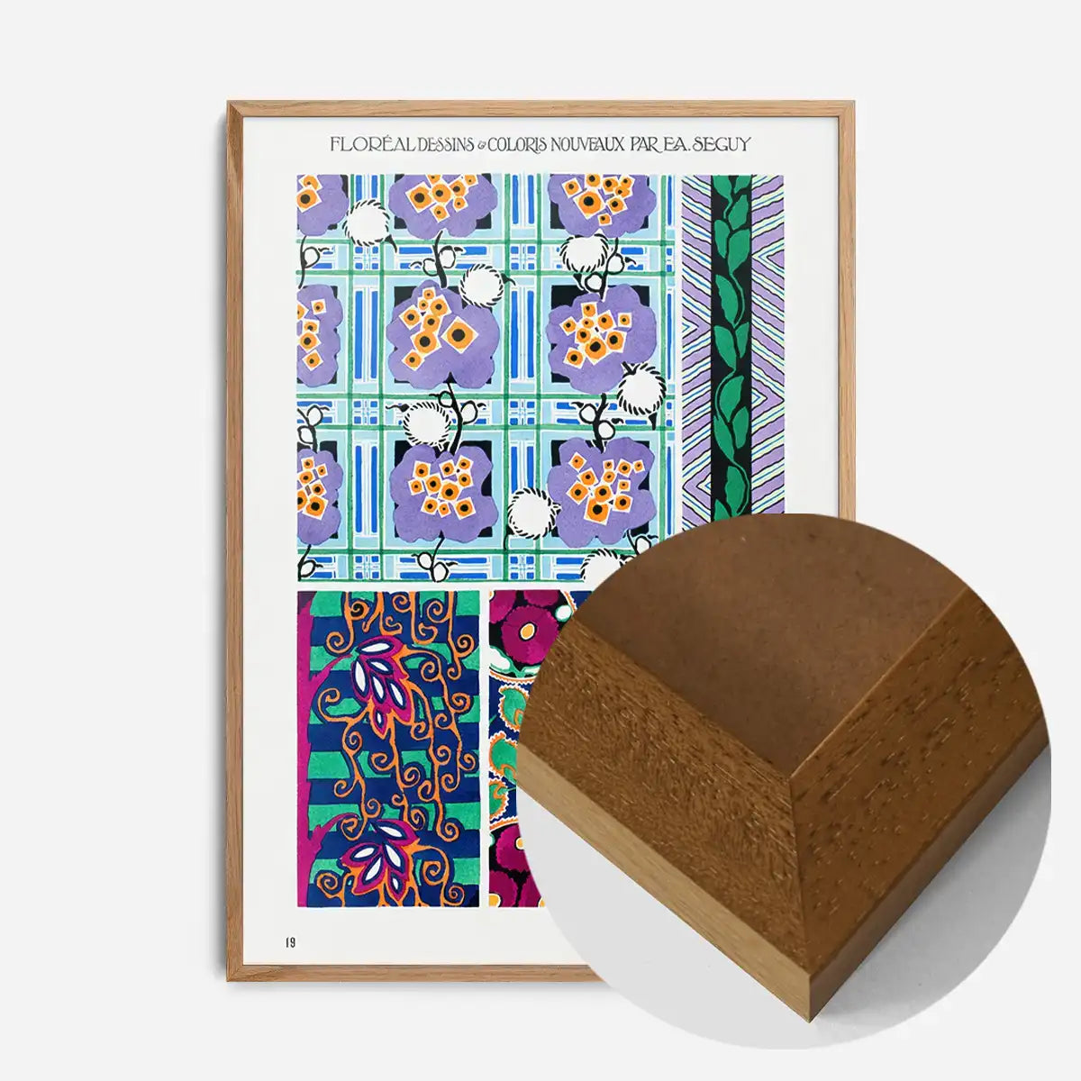 Emile-Alain Séguy Art Nouveau Pattern Print 016